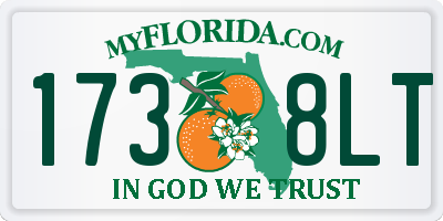 FL license plate 1738LT