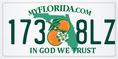 FL license plate 1738LZ