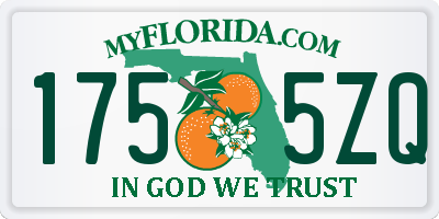 FL license plate 1755ZQ