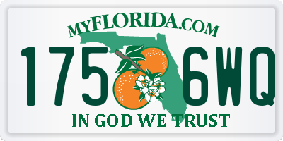 FL license plate 1756WQ