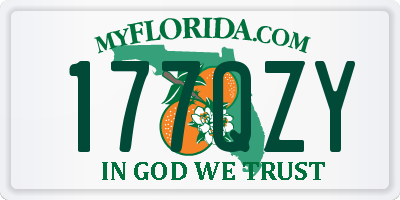 FL license plate 177QZY