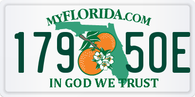 FL license plate 1795OE