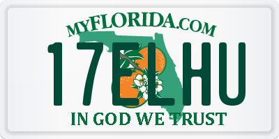 FL license plate 17ELHU