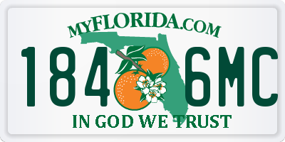 FL license plate 1846MC