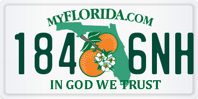 FL license plate 1846NH