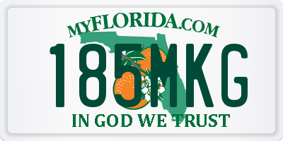 FL license plate 185MKG