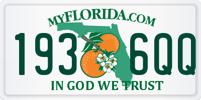 FL license plate 1936QQ