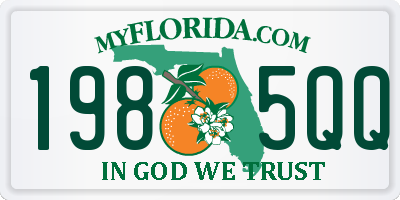 FL license plate 1985QQ