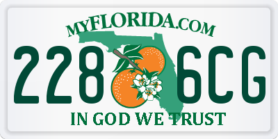 FL license plate 2286CG