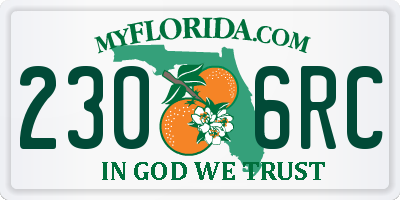 FL license plate 2306RC