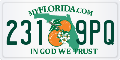 FL license plate 2319PQ