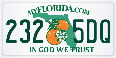 FL license plate 2325DQ