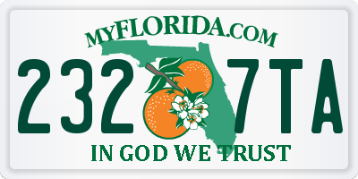 FL license plate 2327TA