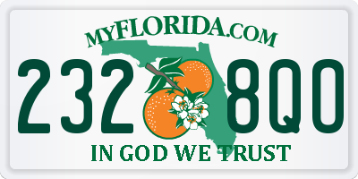 FL license plate 2328QO