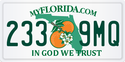 FL license plate 2339MQ