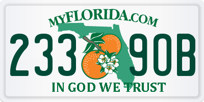FL license plate 2339OB