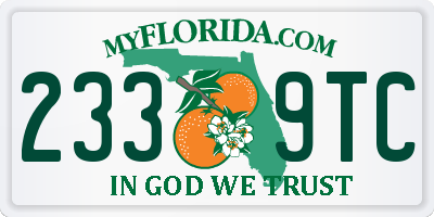 FL license plate 2339TC