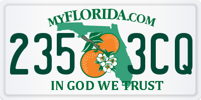 FL license plate 2353CQ