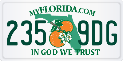 FL license plate 2359DG