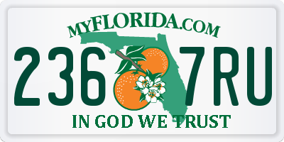 FL license plate 2367RU