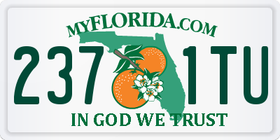 FL license plate 2371TU