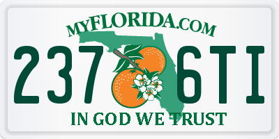 FL license plate 2376TI