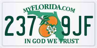 FL license plate 2379JF