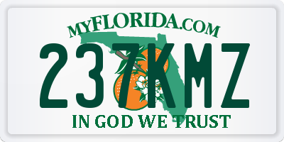 FL license plate 237KMZ