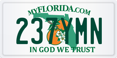 FL license plate 237YMN