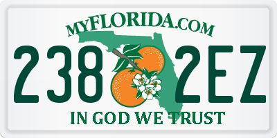 FL license plate 2382EZ