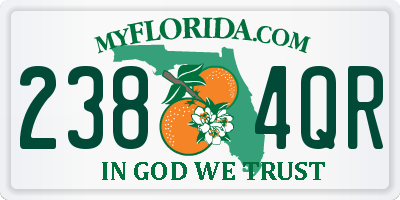 FL license plate 2384QR
