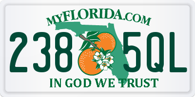 FL license plate 2385QL