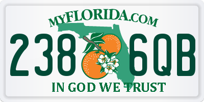 FL license plate 2386QB