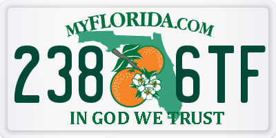 FL license plate 2386TF
