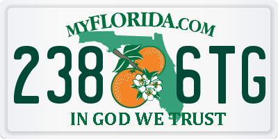 FL license plate 2386TG