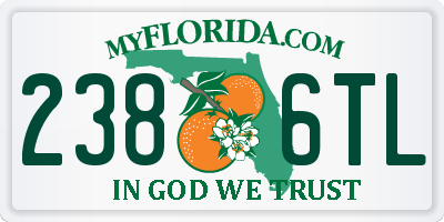 FL license plate 2386TL