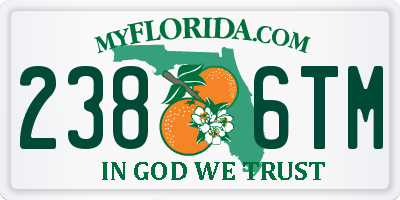 FL license plate 2386TM