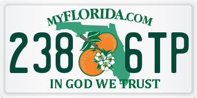 FL license plate 2386TP
