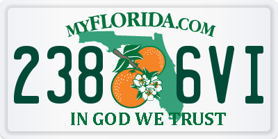 FL license plate 2386VI