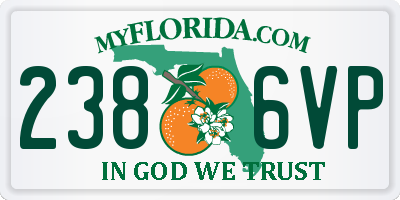 FL license plate 2386VP
