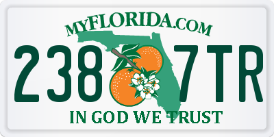 FL license plate 2387TR