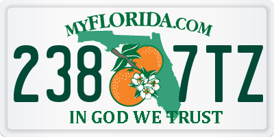 FL license plate 2387TZ