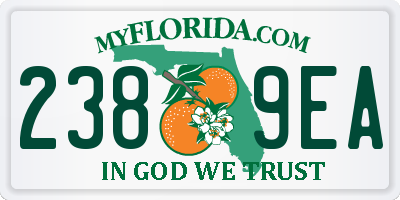 FL license plate 2389EA