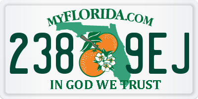 FL license plate 2389EJ