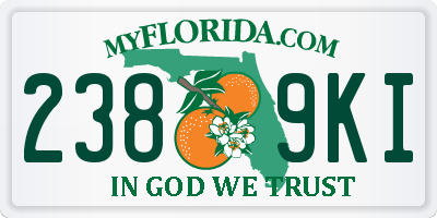 FL license plate 2389KI