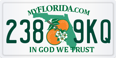 FL license plate 2389KQ