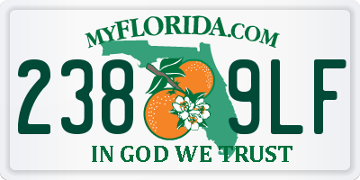 FL license plate 2389LF