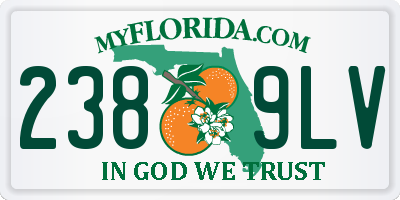 FL license plate 2389LV