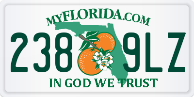 FL license plate 2389LZ