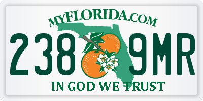 FL license plate 2389MR